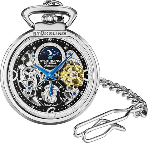 stuhrling pocket watch review|stuhrling skeleton watches for men.